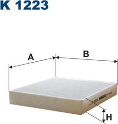 Filtron K1223 - Filter, interior air www.parts5.com