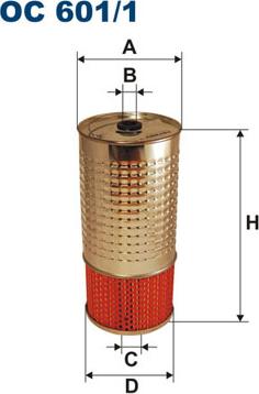 Filtron OC601/1 - Filtro de aceite www.parts5.com