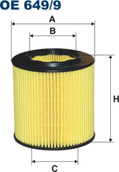 Filtron OE649/9 - Filter za ulje www.parts5.com