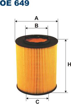 Filtron OE649 - Oil Filter parts5.com