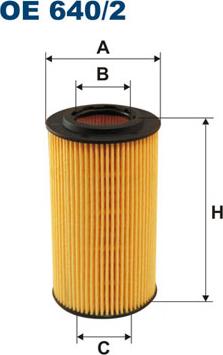 Filtron OE640/2 - Filter za ulje www.parts5.com