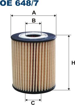 Filtron OE648/7 - Oil Filter www.parts5.com