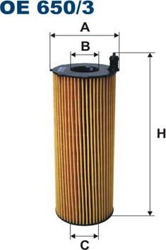 Filtron OE650/3 - Oljni filter www.parts5.com