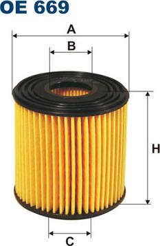 Filtron OE669 - Oljni filter www.parts5.com