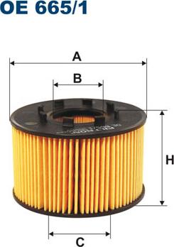 Filtron OE665/1 - Масляный фильтр www.parts5.com