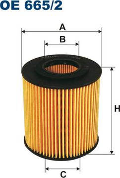 Filtron OE665/2 - Oil Filter parts5.com