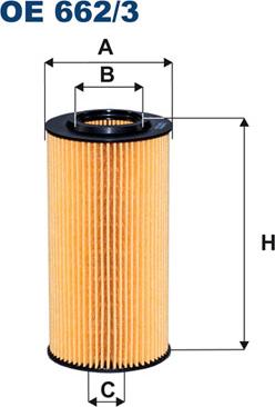 Filtron OE662/3 - Oljni filter www.parts5.com