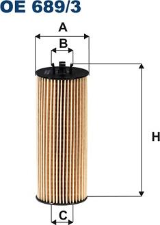 Filtron OE 689/3 - Oil Filter www.parts5.com