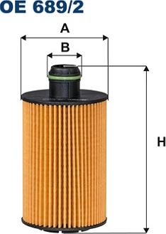 Filtron OE 689/2 - Oil Filter parts5.com