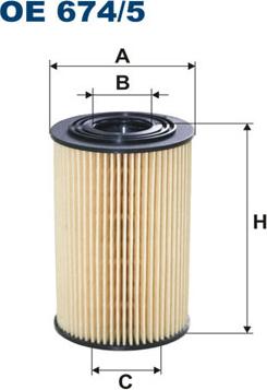 Filtron OE674/5 - Oil Filter www.parts5.com