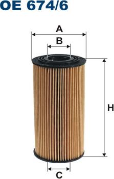 Filtron OE674/6 - Õlifilter www.parts5.com