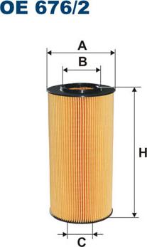 Filtron OE676/2 - Oil Filter www.parts5.com