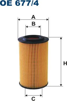 Filtron OE677/4 - Öljynsuodatin www.parts5.com