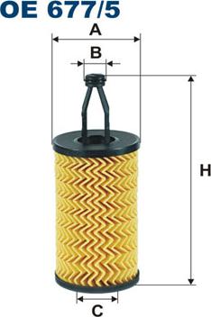 Filtron OE677/5 - Маслен филтър www.parts5.com