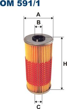 Filtron OM591/1 - Öljynsuodatin www.parts5.com