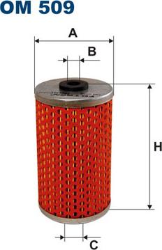 Filtron OM509 - Oil Filter www.parts5.com