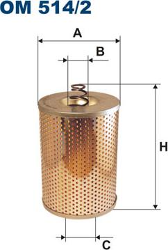 Filtron OM514/2 - Oil Filter www.parts5.com