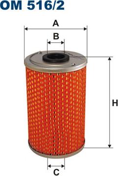 Filtron OM516/2 - Oil Filter www.parts5.com