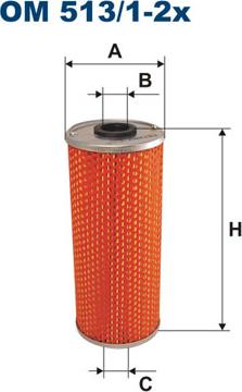 Filtron OM513/1-2x - Oil Filter parts5.com