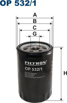 Filtron OP532/1 - Öljynsuodatin www.parts5.com