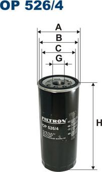 Filtron OP526/4 - Oil Filter www.parts5.com