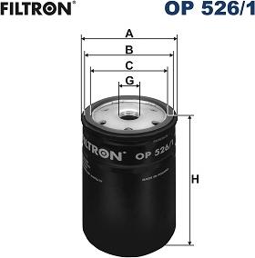 Filtron OP526/1 - Filtr oleju www.parts5.com