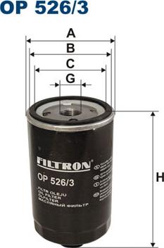 Filtron OP526/3 - Olajszűrő www.parts5.com