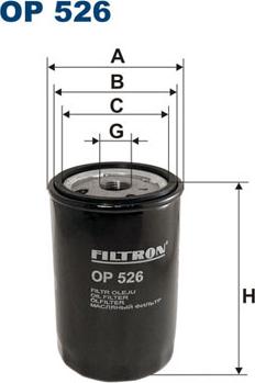 Filtron OP526 - Ölfilter www.parts5.com