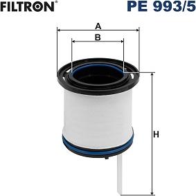 Filtron PE 993/5 - Fuel filter www.parts5.com