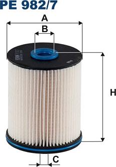 Filtron PE 982/7 - Filtru combustibil www.parts5.com