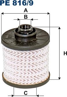 Filtron PE816/9 - Filtru combustibil www.parts5.com