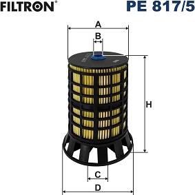 Filtron PE 817/5 - Yakıt filtresi www.parts5.com