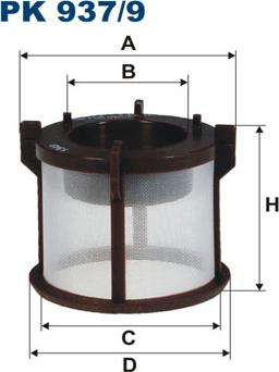 Filtron PK937/9 - Filtar za gorivo www.parts5.com