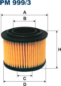 Filtron PM 999/3 - Fuel filter www.parts5.com