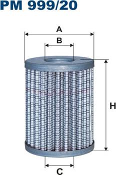 Filtron PM999/20 - Filtru combustibil www.parts5.com