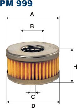 Filtron PM 999 - Fuel filter www.parts5.com