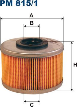 Filtron PM815/1 - Filtru combustibil www.parts5.com