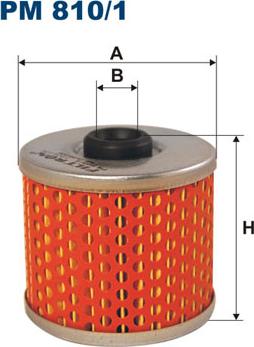 Filtron PM810/1 - Filtro combustible parts5.com