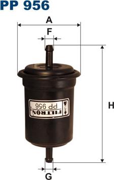 Filtron PP956 - Fuel filter www.parts5.com