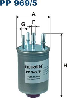 Filtron PP969/5 - Fuel filter www.parts5.com