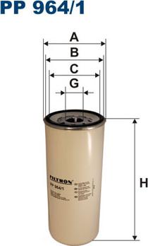 Filtron PP964/1 - Filtru combustibil www.parts5.com