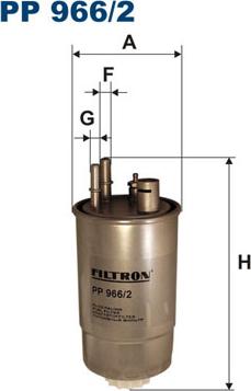 Filtron PP966/2 - Filtar za gorivo www.parts5.com