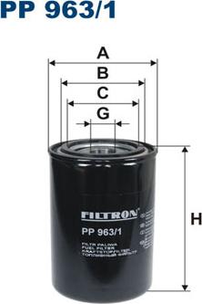 Filtron PP963/1 - Fuel filter www.parts5.com