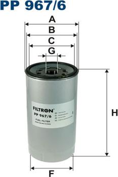 Filtron PP967/6 - Palivový filter www.parts5.com