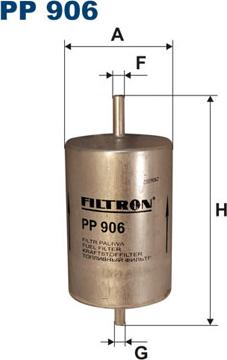 Filtron PP906 - Fuel filter www.parts5.com