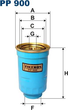 Filtron PP900 - Filtru combustibil www.parts5.com