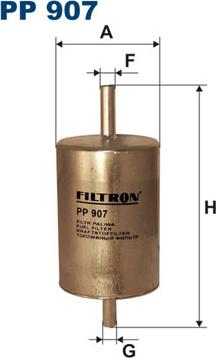 Filtron PP907 - Filtro combustible www.parts5.com