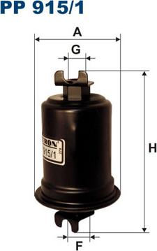 Filtron PP915/1 - Filtru combustibil www.parts5.com