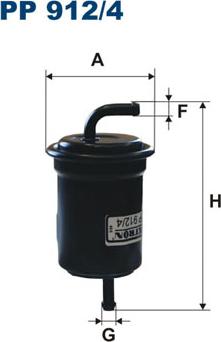 Filtron PP912/4 - Fuel filter www.parts5.com