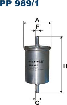 Filtron PP989/1 - Kraftstofffilter www.parts5.com